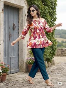 Tips & tops victoria vol 5 short tops kurtis wholesale  - wholesale export